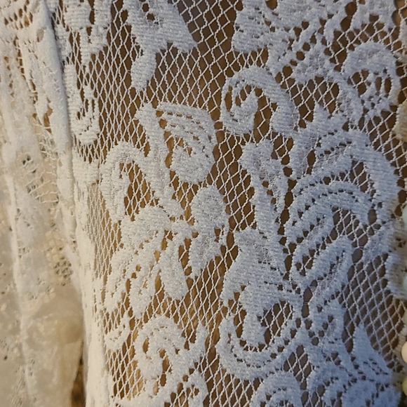 TODAY FREE PEOPLE SHEER LACE MIDI SP DRESS - Picture 15 of 17